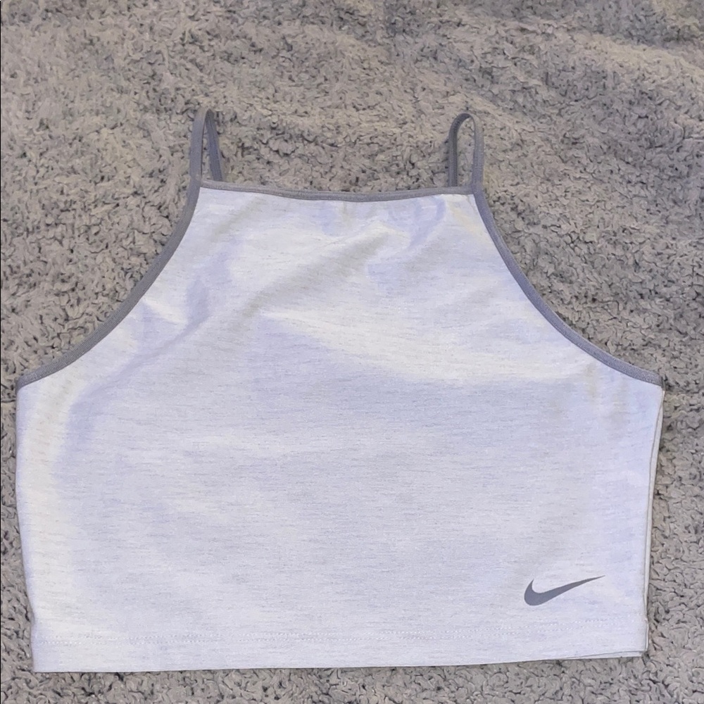 Nike Gray Crop Top